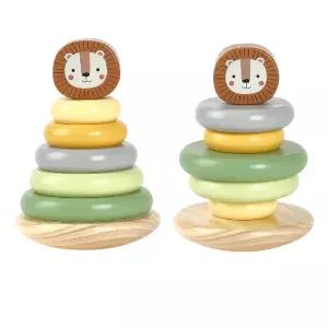 사고력발달 3세 크기별 오뚜기 원목링쌓기 손눈협응력 매칭 키카