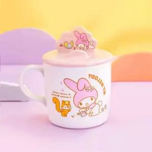 뚜껑 이유식용품 머그컵 거치대 산리오 400ml