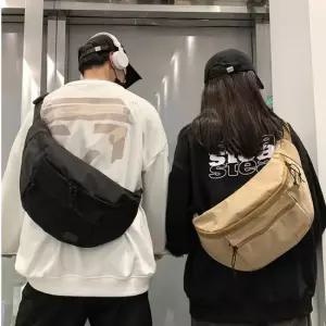 남여 공용 두개 포켓 포인트 빅사이즈 크로스 슬링백 여자슬링백 여행용슬링백