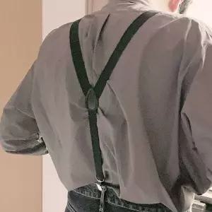 빅사이즈 정장 벨트 작업용 서스펜더 검정 멜빵