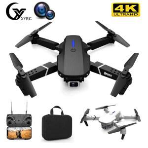 입문용 드론 미니드론 WiFi FPV 프로 HD 쿼드콥터 광각 4K E88