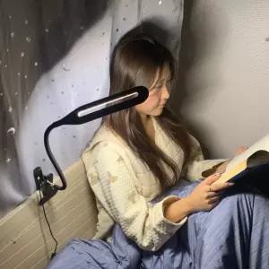 인테리어스탠드 스탠드 블랙 독서등 집게 USB