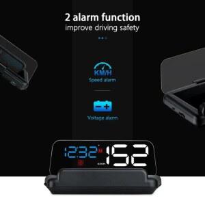 T900 GPS 업 HUD 속도 호환 KMH 시계 고도 나침반 디스플레이 디지털 자동차 앞유리
