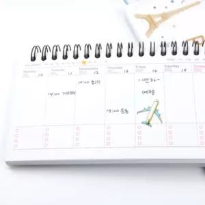 위클리플래너 사무실 일주일 일정 계획표 주간플래너 한주플래너