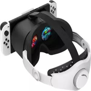 업그레이드된 닌텐도 스위치용 VR 헤드셋 조절 가능한 HD 렌즈와 헤드 스트랩이 있는 OLED 모델 가상 현실