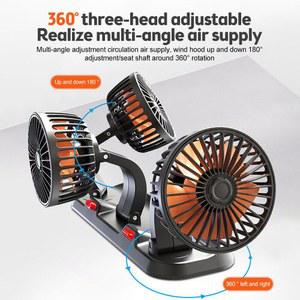 써큘레이터 차량용 360 공기 전기 USB12V24V 데스크 속도 사무실 자동 자동차에