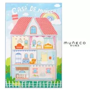 여아소꿉놀이 MUNECO DOLL HOUSE 극세사 아이방러그 플레이러그