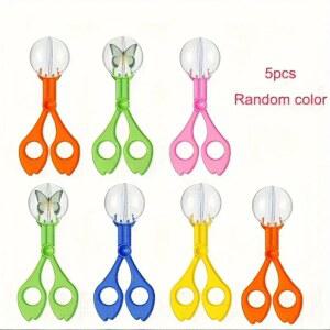 컬러 버블 대형 구슬 클립 5PCS 잡기 가위 야외 버그 곤충 모험