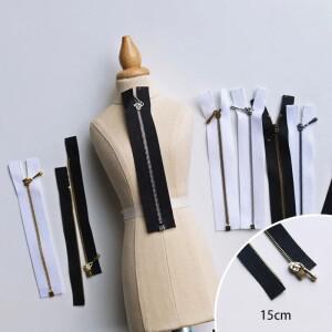 5피스15cm 인형 사용 액세서리 의류 가방 드레스 0  금속 오픈 지퍼 수리 볼 관절 인형 공급