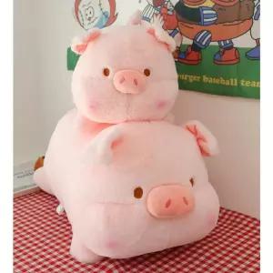 뚠뚠이 수줍은 돼지인형 베개 엎드린 돼지 피그 35cm 루루 인형
