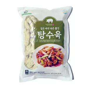 그린푸드 통살 탕수육 (냉동) 1kg