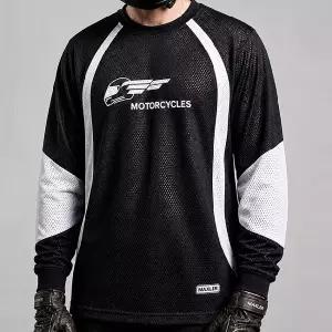 맥슬러 모토 저지 (검정)/라이딩셔츠/maxler moto jersey (black)