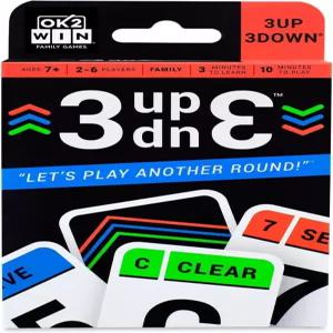OK2Win 3UP 3DOWN 카드 게임 7세를 위한 빠른 속도의 쉬운 가족 놀이+