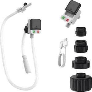 자동 연료 이송 펌프 분당 3.2갤런 51인치 호스 및 4캔 어댑터 배터리 또는 USB 전원 석유 디젤 휘발유