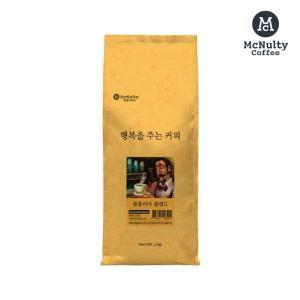 맥널티 행복을주는커피 분쇄원두 콜롬비아 블렌드 1kg