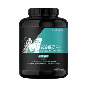머슬헬퍼 웨이(2kg) 초코맛 1통 단백질보충제 프로틴
