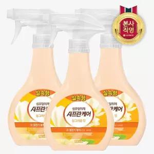 샤프란케어 섬유탈취제 900mL 싱그러운향 x 3개
