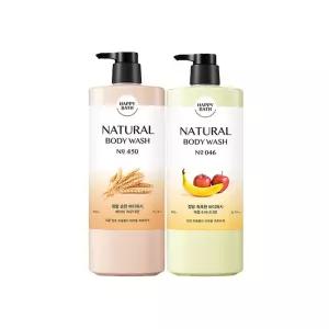 해피바스 바디워시 정말촉촉한, 900g, 1개 + 정말순한, 900g, 1개
