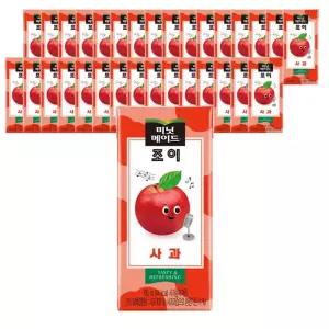 코카 미닛메이드 조이 사과 195ml X 32팩 음료수 팩 주스