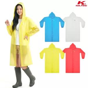 콜핑 0045AK053U PEVA 남녀공용 사계절 우비 레인코트