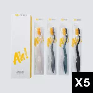 아개운 칫솔 부드러운 모 4P X 5세트