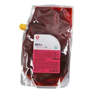 소스공방 불닭소스 2kg /냉장