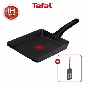 테팔 인덕션 티타늄1X 계란말이팬 대형 24x21cm(+에센셜 긴뒤집개)