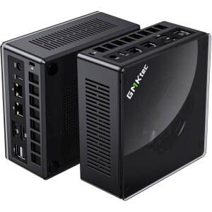 GMKtec 게이밍 미니 PC K8 플러스 AMD Ryzen 7 8845HS(8C/16T, 최대 5.1GHz) 64GB DDR5 RAM 1TB SSD, 데스크톱 컴퓨터 듀얼 NIC 2.5G, HDMI 2.1, USB4