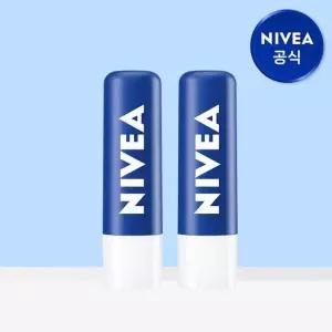 니베아 립케어 에센셜 케어 4.8g 2개