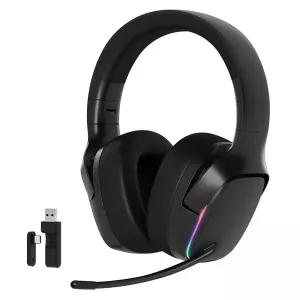 게이밍 무선 헤드셋 블루투스5.3 가상 7.1 겸용 RGB 헤드폰 50MM 드라이버