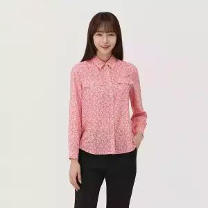 [PAT 여성] 기하학 프린트 블라우스_QJ22501