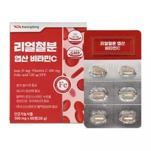 철분 엽산 비타민C 60정x1박스 비헴철 여성 임산부 수유기 산후 건강 철분제 영양제 선물