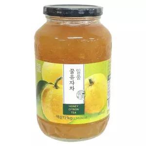 초록원 일품 꿀 유자차 1kg x 2병