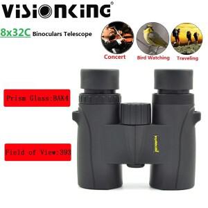 망원경 고성능 쌍안경 휴대용 렌즈 야간 잠만경 천체 Visionking HD 8x32 쌍안경 전문 휴대용 Bak4 FMC 방