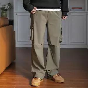 파라슈트 팬츠 남자 편한바지 스판 트레이닝 남성 카고팬츠