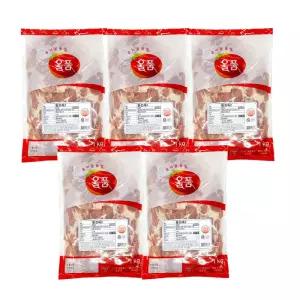 올품 냉장 국내산 닭다리살(정육2) 1kg 5개