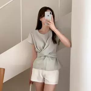 [코코블랑] 클라레 꼬임 블라우스