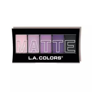 LA COLORS 5색 매트 섀도 팔레트 퍼플 캐시미어 CEM473