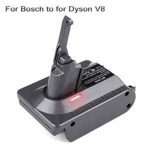 BOS18V6 배터리 컨버터 어댑터 보쉬 18V 리튬 이온 다이슨 호환 V6 V7 V8 SV04 DC59 DC62 로 변환