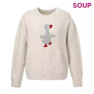 [숲][숲]라운드넥 울 블렌드 스웨터 (SA1LK32)