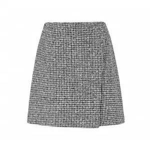 [숲][숲] 체크 랩 스커트 (SZ9SRM1)