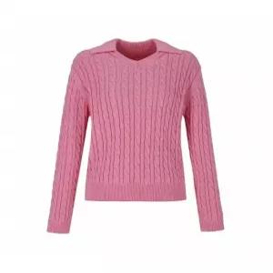[숲][숲] 칼라넥 케이블 스웨터 (SZ9LK3C)