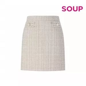 [숲][SOUP] 트위드 미니 스커트 (OY3SRC2)