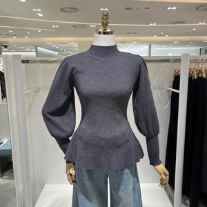 [AK수원점][밸리걸]볼륨 슬리브 플레어 니트 615590
