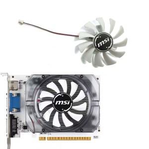 MSI GEFORCE GT730 N730 1030 OC V1 ITX 그래픽 카드 교체 팬용 75MM GPU 팬 2PIN HA8010H12F-Z