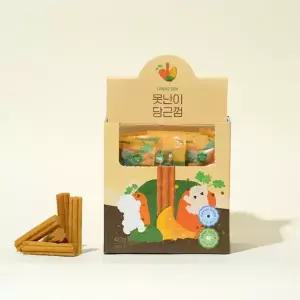 못난이당근껌 강아지치석제거 반려견건강간식 개입냄새제거 21ea / 로렌츠 부드러운간식