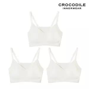 [크로커다일] 쿨라이트 실키핏 일체형 스트랩 브라 3종 오트밀 CDWBR6N46_3