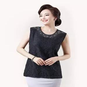 [마담엘레강스][마담엘레강스] 비비안나 레이스 블라우스 K191BL03