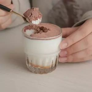 홈카페 쌓는 유리컵 170ml 투명 적층형 스태킹 글라스 컵
