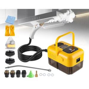 FOANDBEVI 가정용 휴대용 청소용 2500W 9단계 다용도 스팀기 고압 스팀 클리너